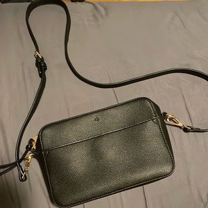 Ela Handbags Bloom Bag — Black Pebble